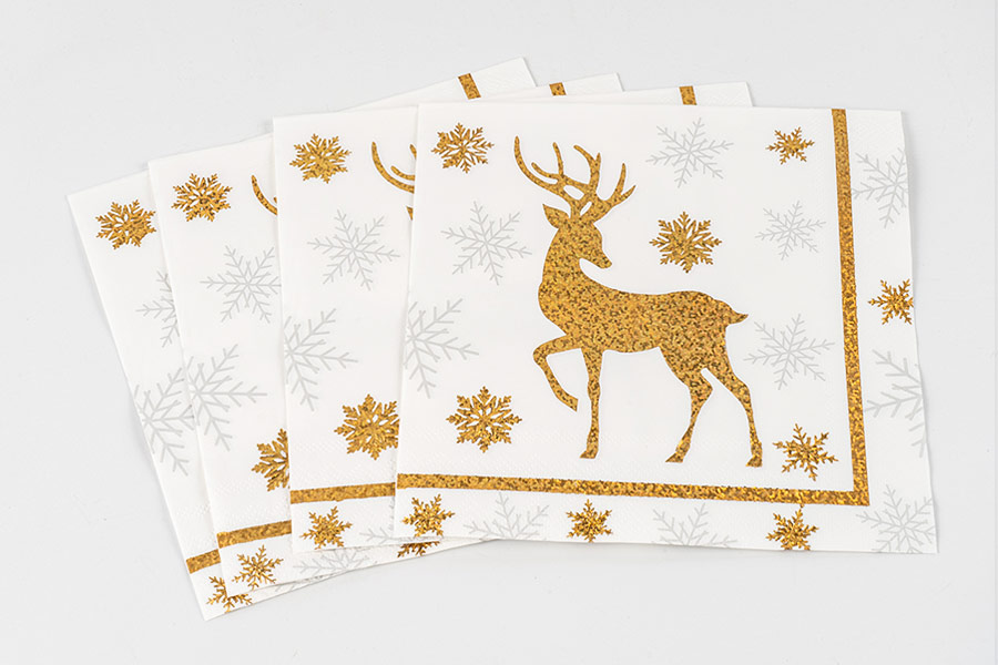 Serviette en papier de Noël