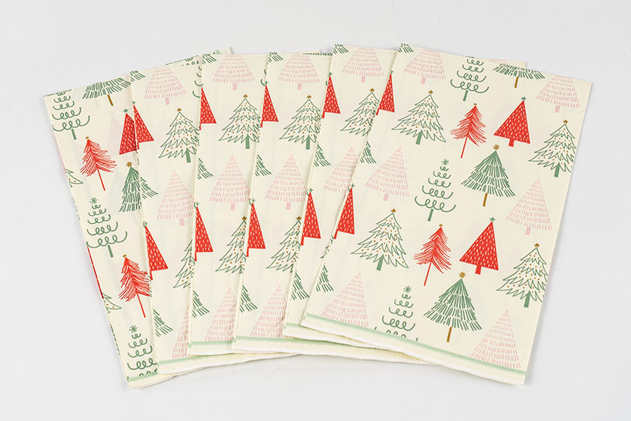 Serviette en papier de Noël