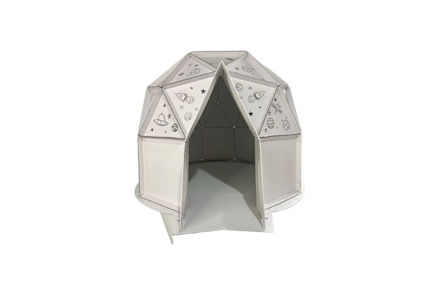 Tente pour enfants en papier